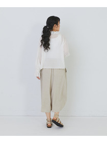 【congés payés】Kanocoさんコラボ　フリルブラウス 詳細画像 ブラック 3