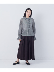 【congés payés】Kanocoさんコラボ　フリルブラウス 詳細画像 ブラック 9