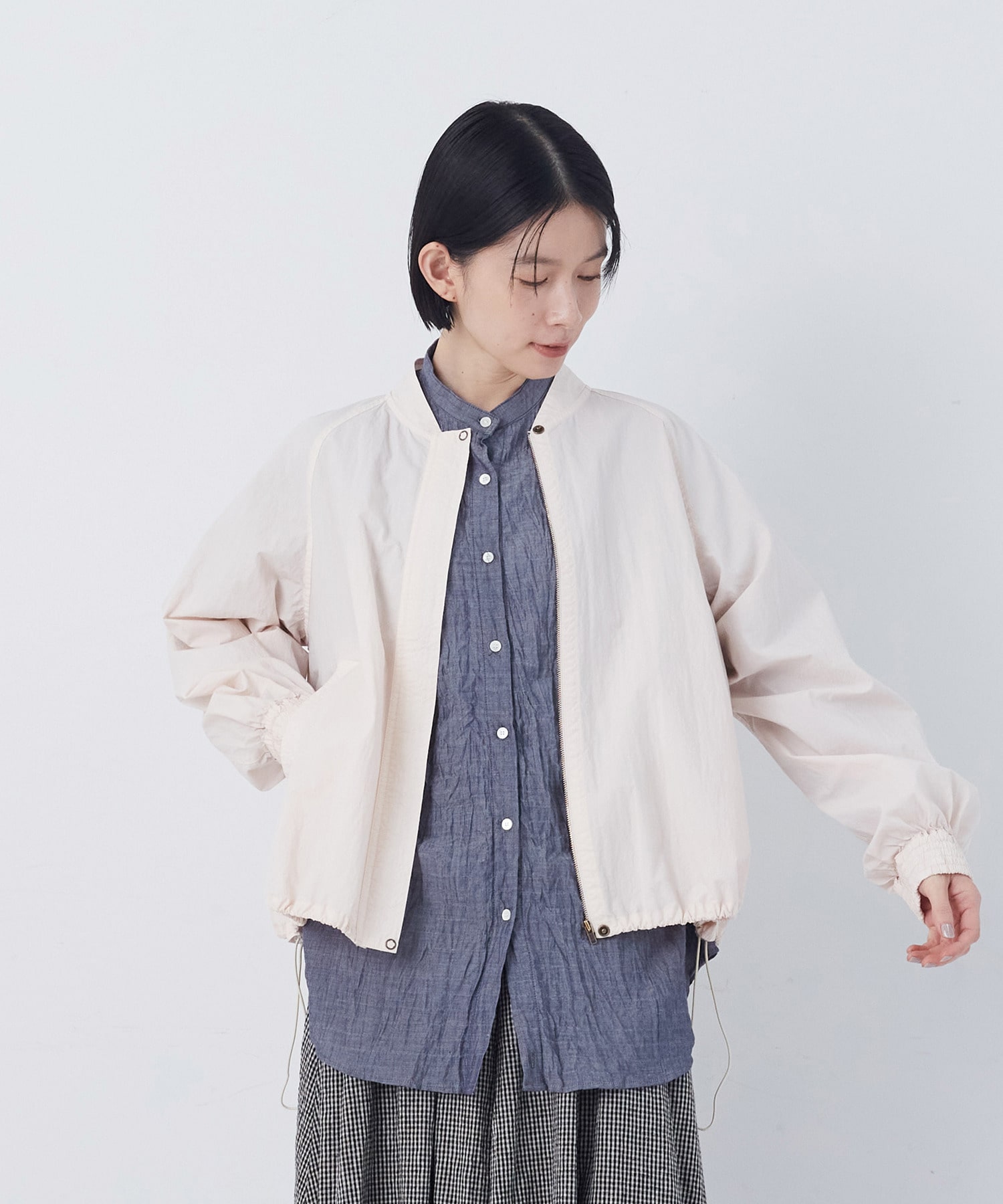 【congés payés】バルーンブルゾン 詳細画像 ベージュ 13