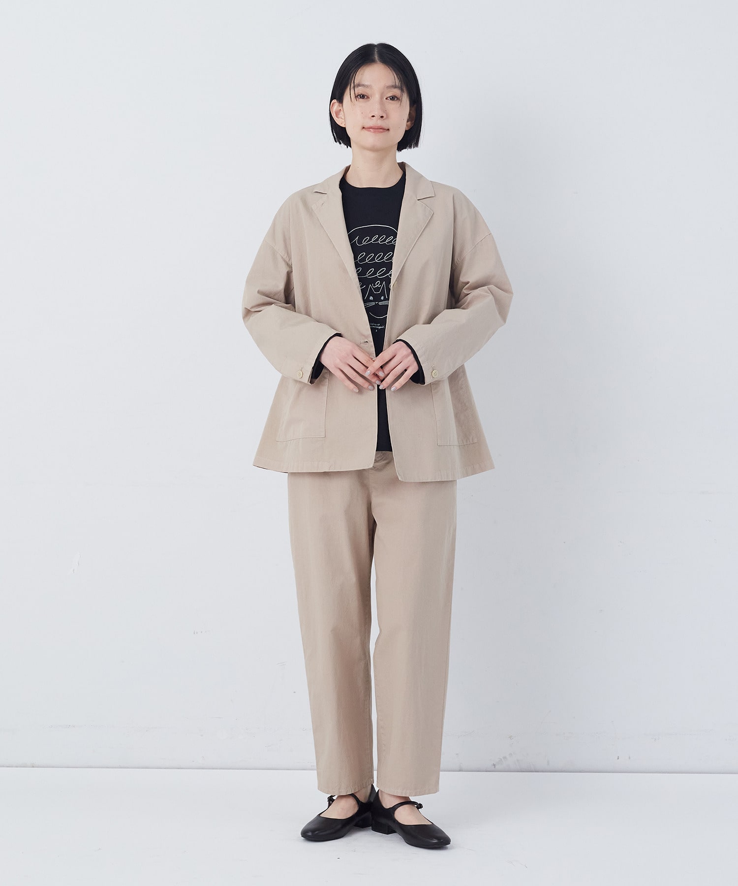 【congés payés】ナイロンウェザージャケット 詳細画像 ベージュ 13