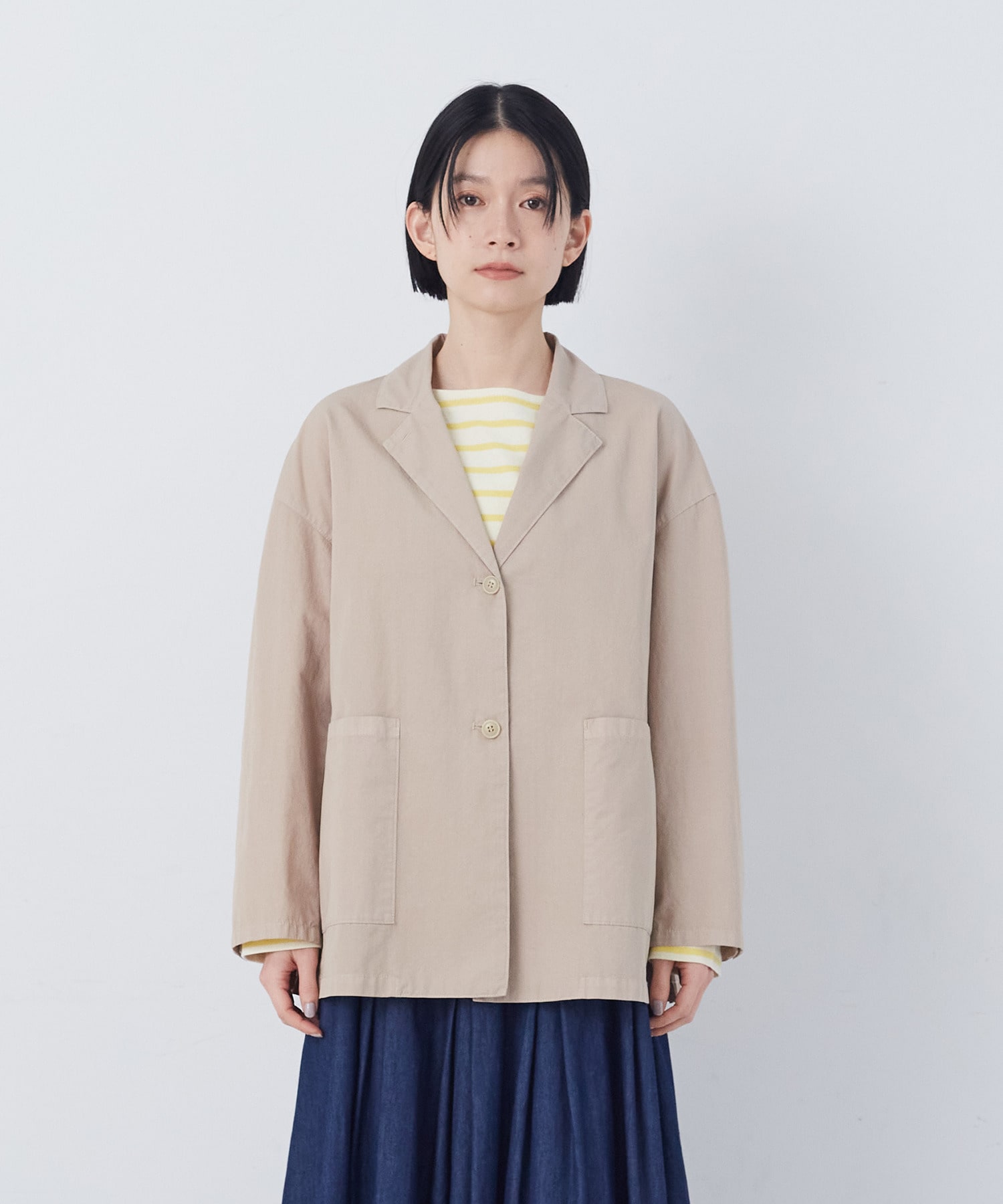 【congés payés】ナイロンウェザージャケット 詳細画像 ベージュ 16