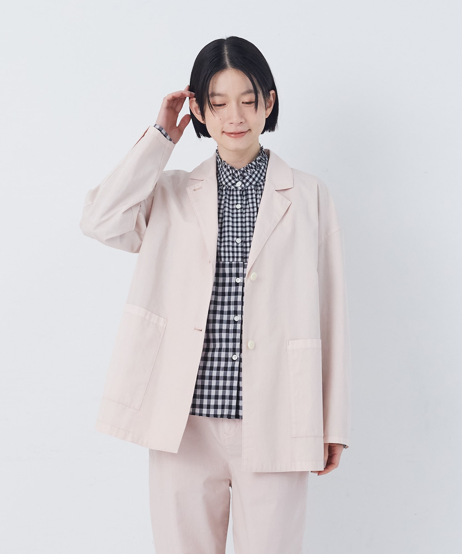 【congés payés】ナイロンウェザージャケット 詳細画像 ベージュ 6