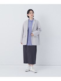 【congés payés】綿麻ツィードジャケット 詳細画像 ブルー系その他 1