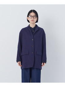 【congés payés】綿麻ツィードジャケット 詳細画像 ブルー系その他 15