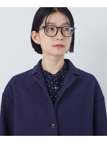 【congés payés】綿麻ツィードジャケット 詳細画像 ブルー系その他 18