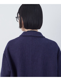 【congés payés】綿麻ツィードジャケット 詳細画像 ブルー系その他 19