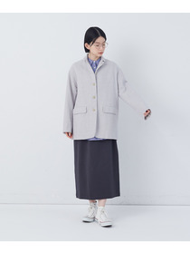 【congés payés】綿麻ツィードジャケット 詳細画像 ブルー系その他 4