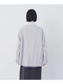 【congés payés】綿麻ツィードジャケット 詳細画像 ブルー系その他 9