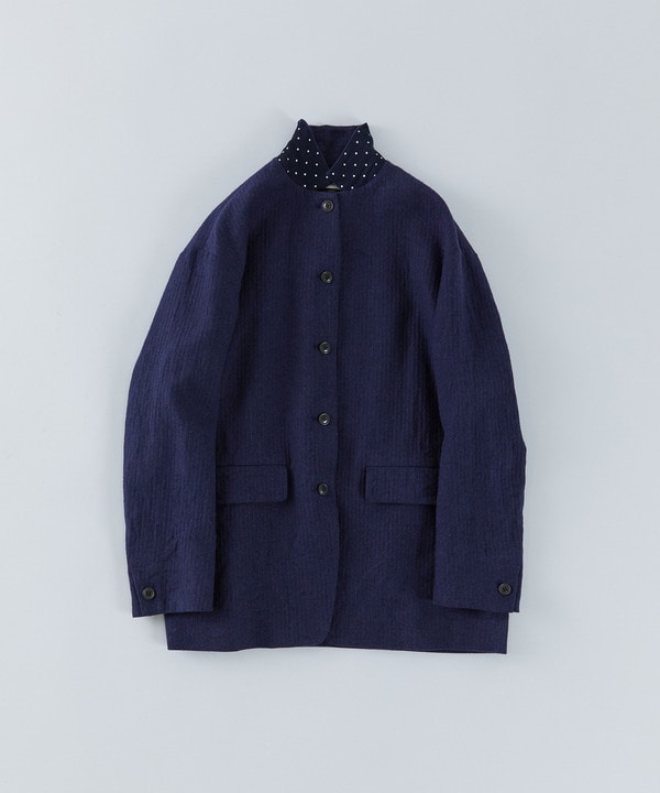 【congés payés】綿麻ツィードジャケット
