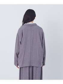 【congés payés】【FAVE】シャーリングシャツジャケット 詳細画像 ネイビー 18