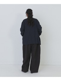 【congés payés】【FAVE】シャーリングシャツジャケット 詳細画像 ネイビー 22