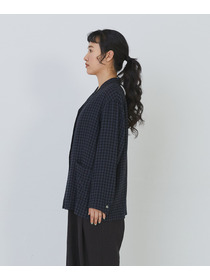 【congés payés】【FAVE】シャーリングシャツジャケット 詳細画像 ネイビー 26
