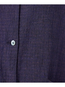 【congés payés】【FAVE】シャーリングシャツジャケット 詳細画像 ネイビー 38