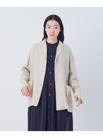 【congés payés】【FAVE】シャーリングシャツジャケット 詳細画像 ネイビー 6
