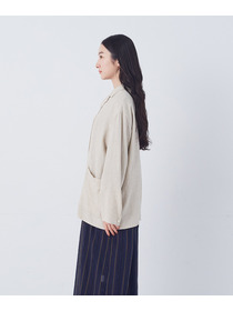 【congés payés】【FAVE】シャーリングシャツジャケット 詳細画像 ネイビー 8