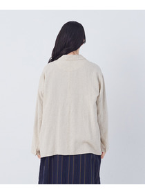 【congés payés】【FAVE】シャーリングシャツジャケット 詳細画像 ネイビー 9