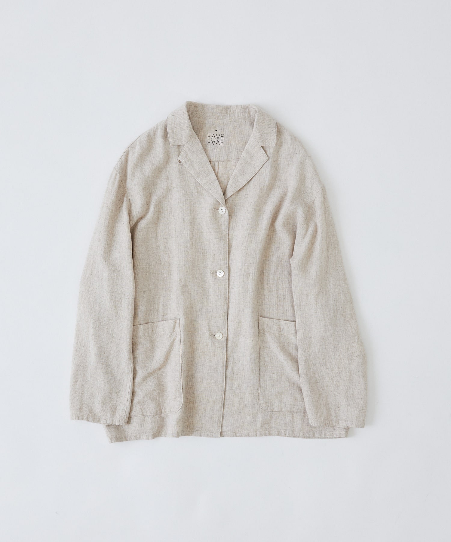 【congés payés】【FAVE】シャーリングシャツジャケット 詳細画像 キナリ 1
