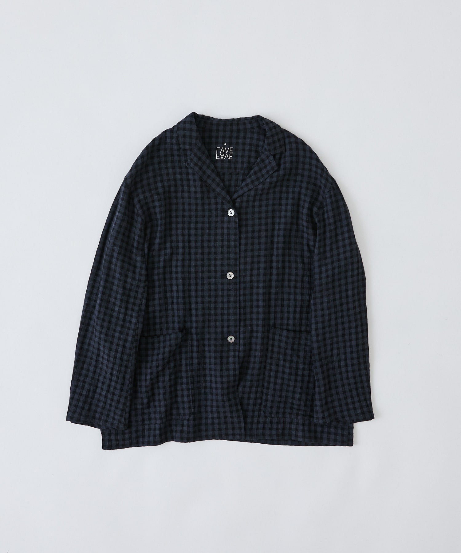 【congés payés】【FAVE】シャーリングシャツジャケット 詳細画像 ブルー系その他 1