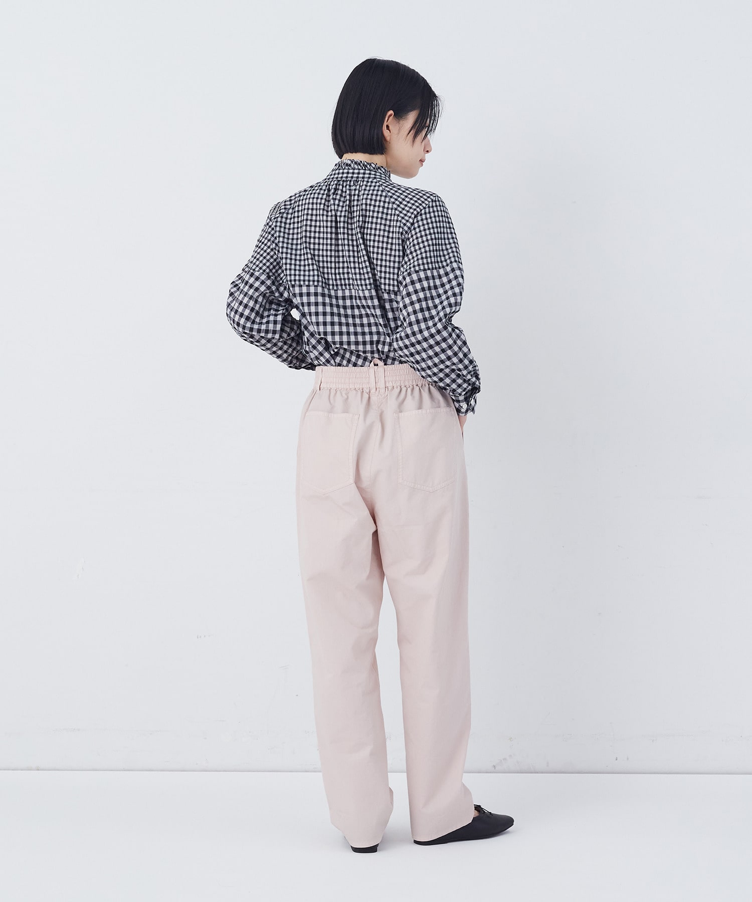 【congés payés】ナイロンウェザーイージーパンツ 詳細画像 ピンク 11