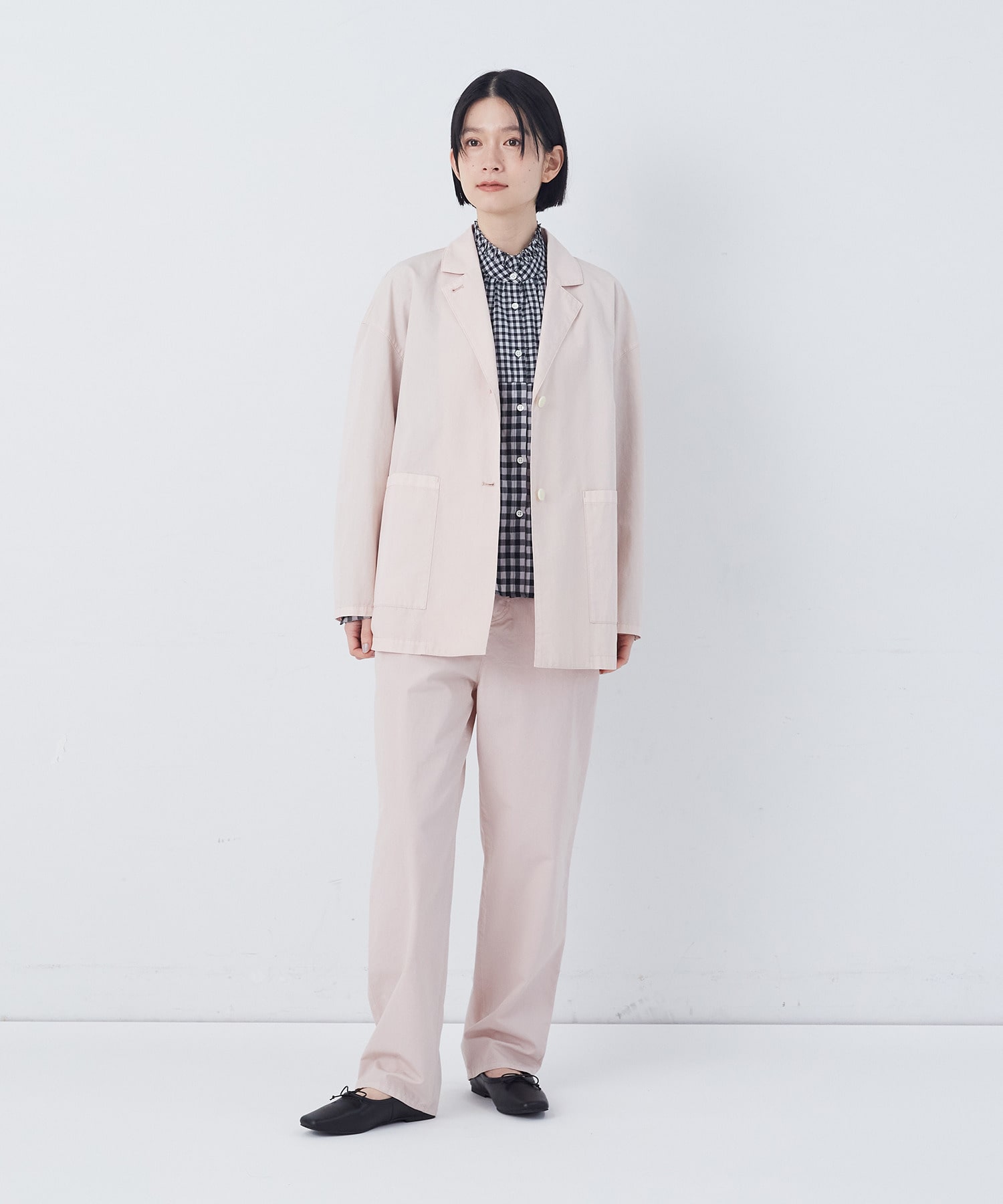 【congés payés】ナイロンウェザーイージーパンツ 詳細画像 ピンク 12