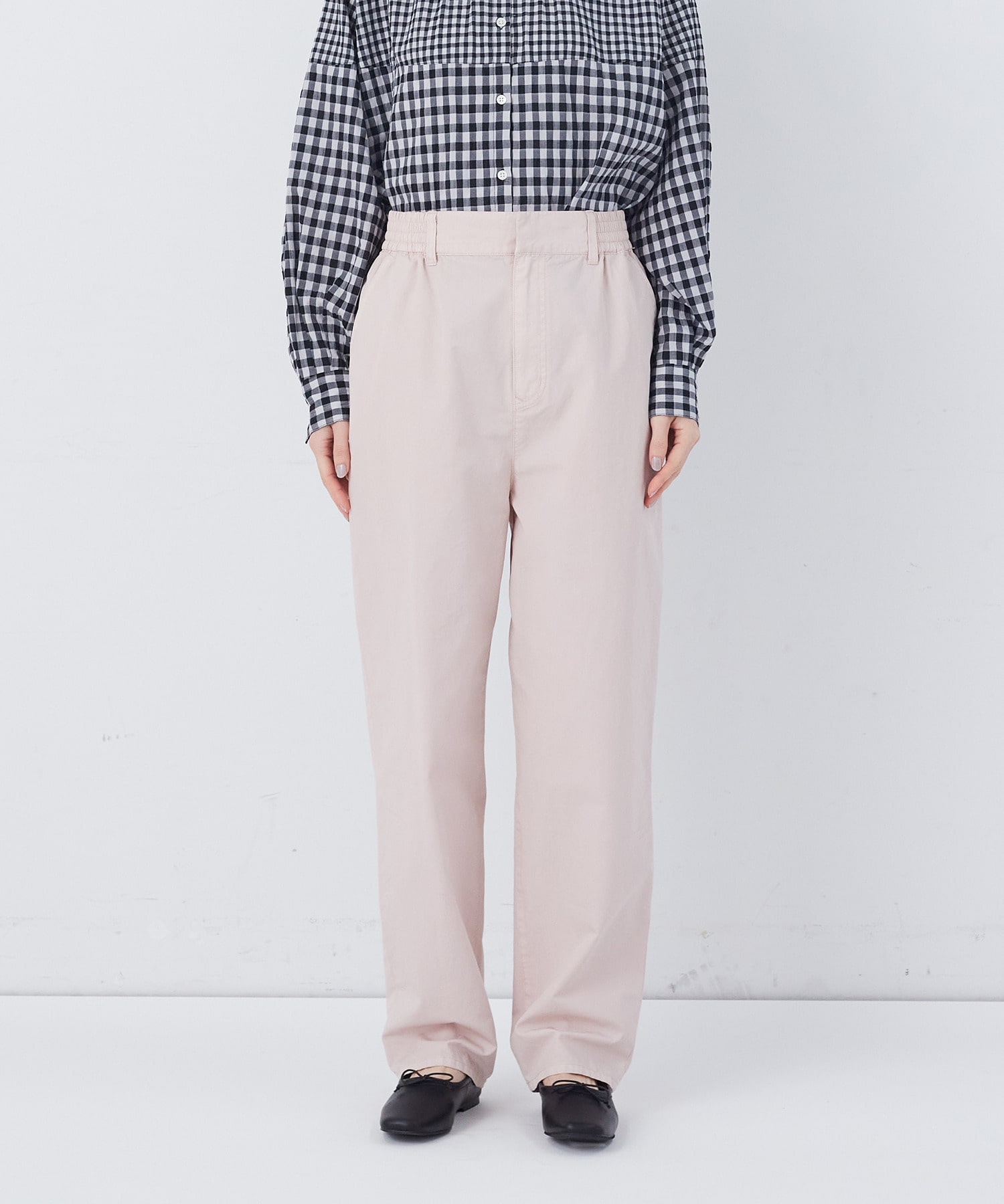 【congés payés】ナイロンウェザーイージーパンツ 詳細画像 ピンク 14