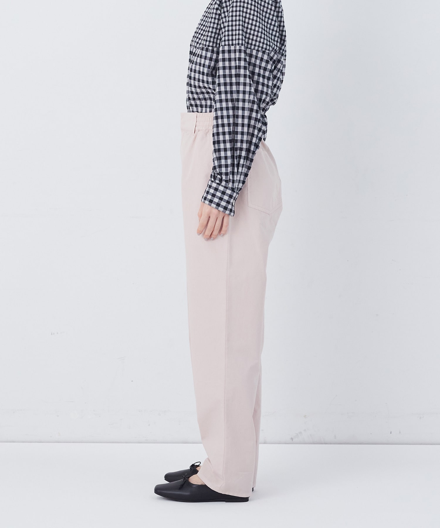 【congés payés】ナイロンウェザーイージーパンツ 詳細画像 ピンク 15