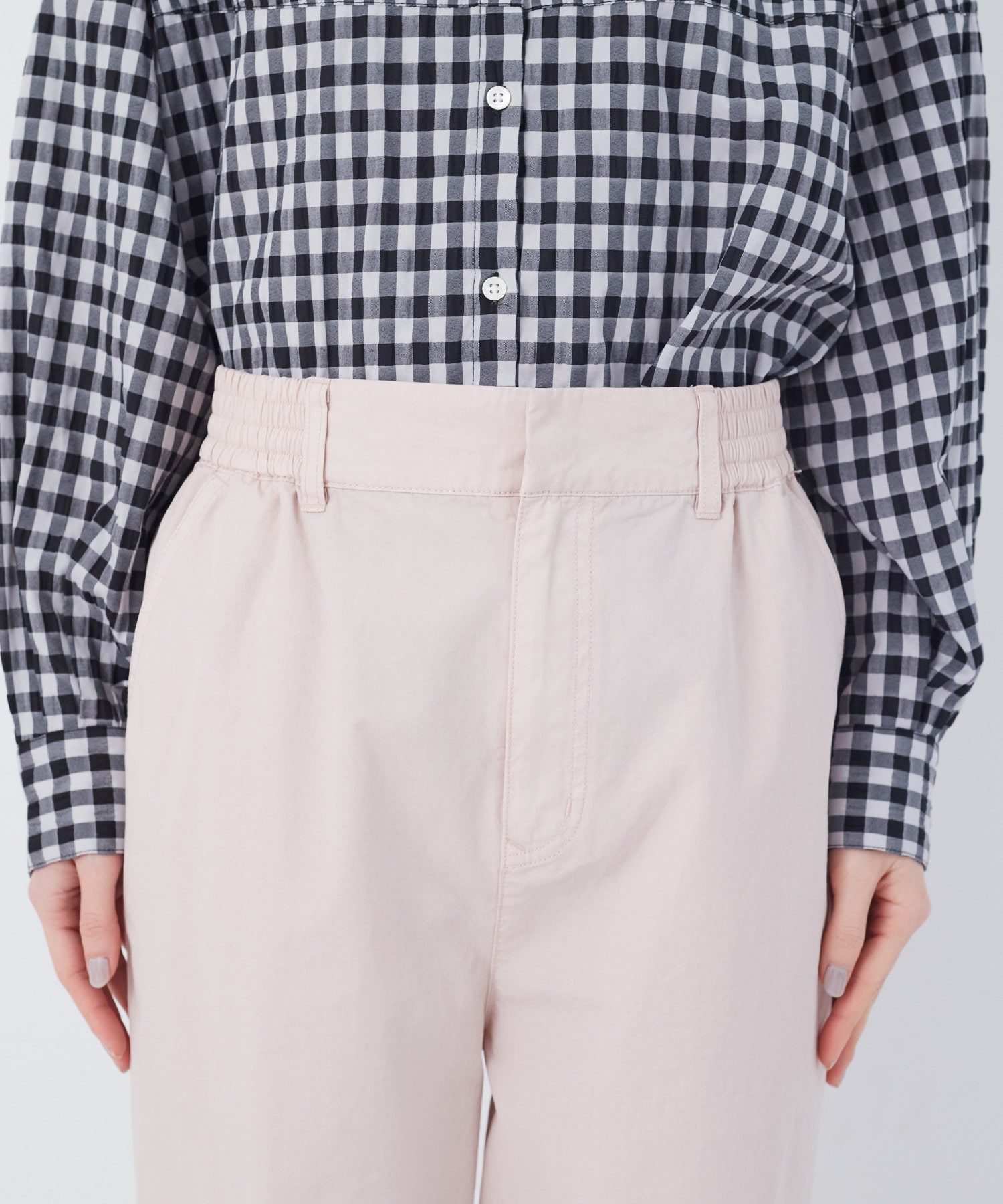 【congés payés】ナイロンウェザーイージーパンツ 詳細画像 ピンク 17