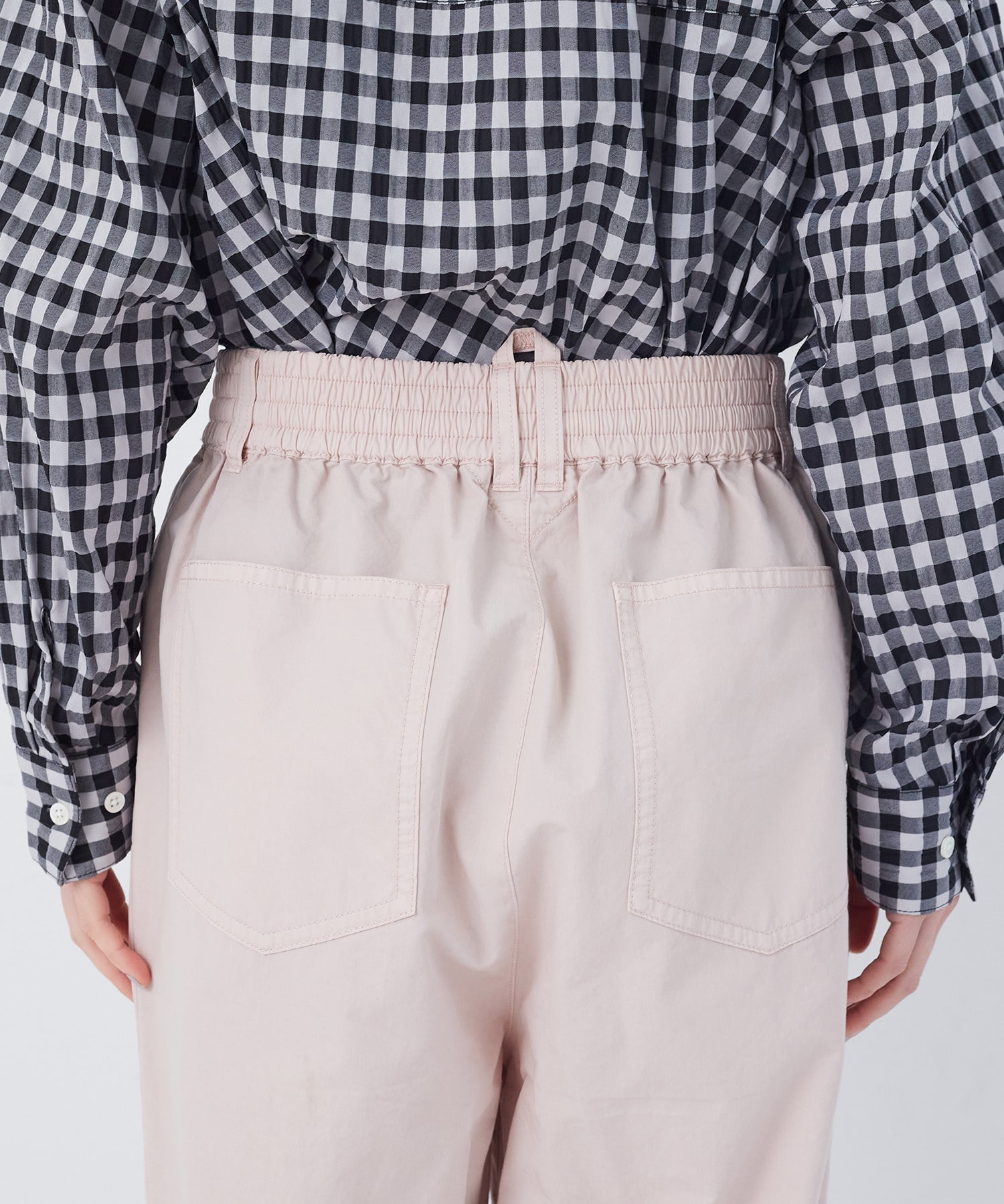 【congés payés】ナイロンウェザーイージーパンツ 詳細画像 ピンク 18