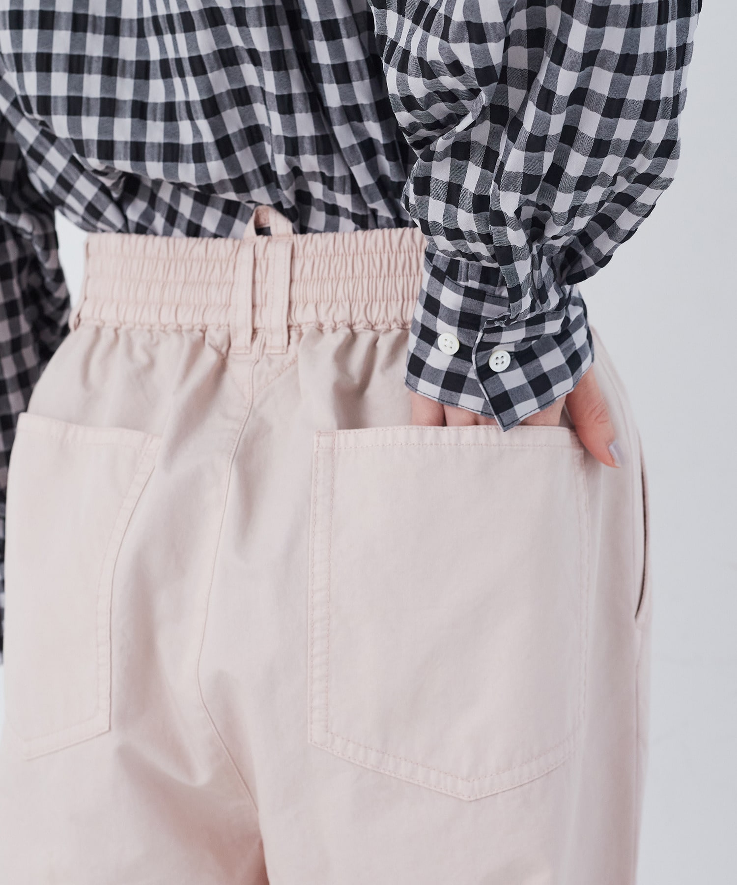 【congés payés】ナイロンウェザーイージーパンツ 詳細画像 ピンク 20