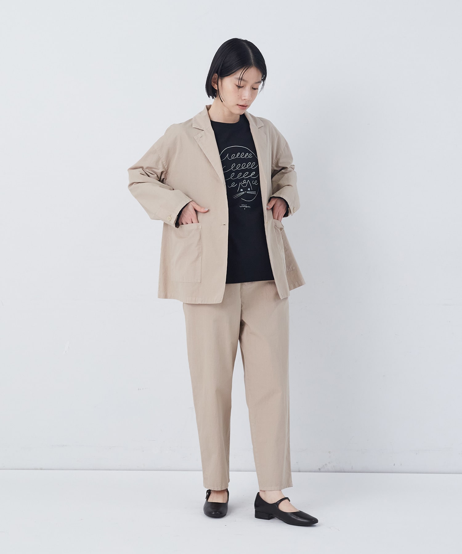 【congés payés】ナイロンウェザーイージーパンツ 詳細画像 ピンク 4