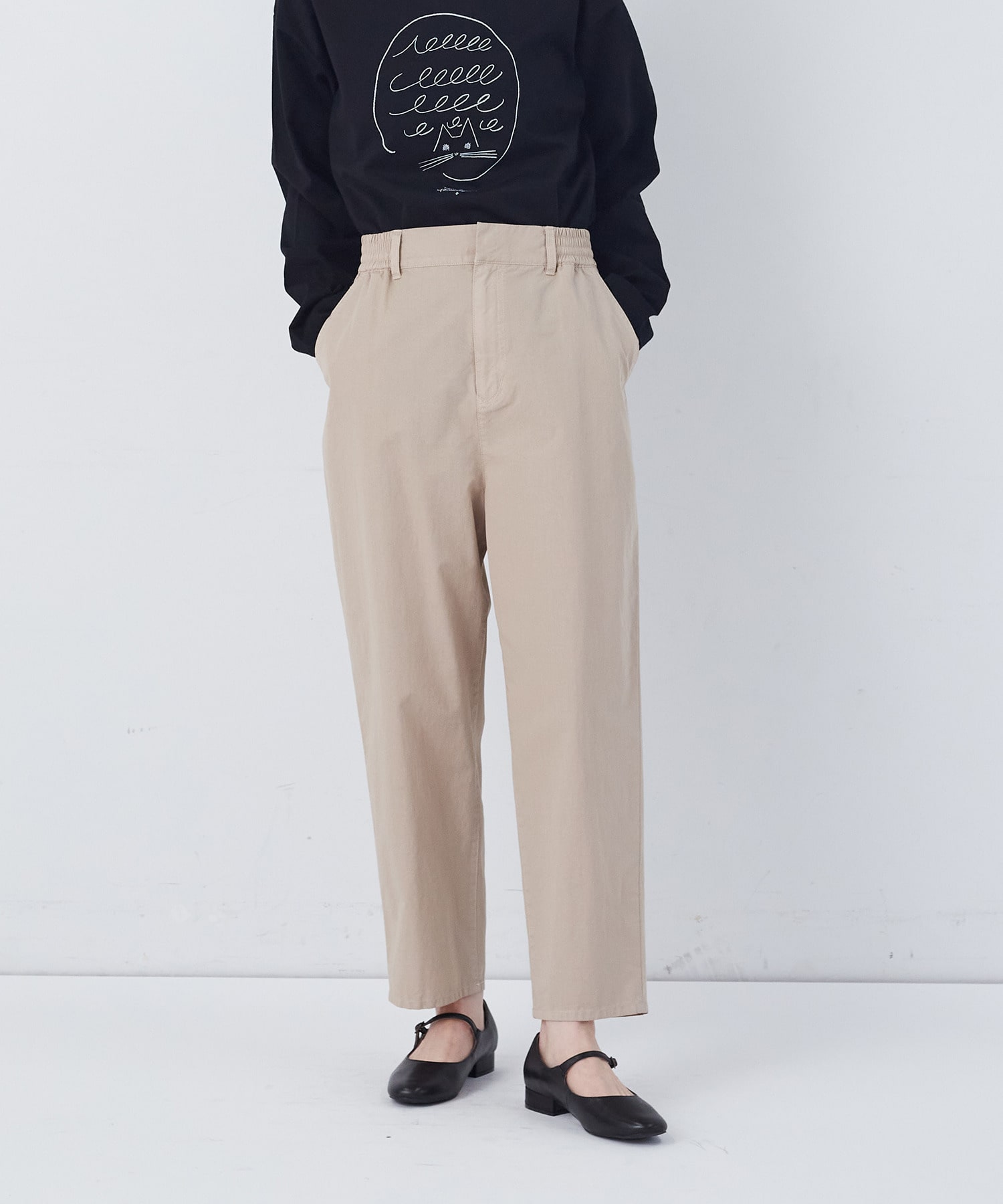 【congés payés】ナイロンウェザーイージーパンツ 詳細画像 ピンク 5