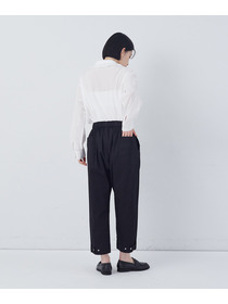 【congés payés】【FAVE】サイドポケットクロップドイージーパンツ 詳細画像 インディゴブルー 10