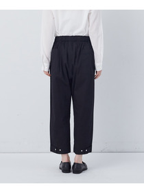 【congés payés】【FAVE】サイドポケットクロップドイージーパンツ 詳細画像 インディゴブルー 15