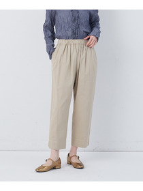 【congés payés】【FAVE】サイドポケットクロップドイージーパンツ 詳細画像 インディゴブルー 26