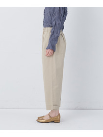 【congés payés】【FAVE】サイドポケットクロップドイージーパンツ 詳細画像 インディゴブルー 28