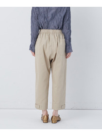 【congés payés】【FAVE】サイドポケットクロップドイージーパンツ 詳細画像 インディゴブルー 29