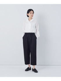 【congés payés】【FAVE】サイドポケットクロップドイージーパンツ 詳細画像 インディゴブルー 8