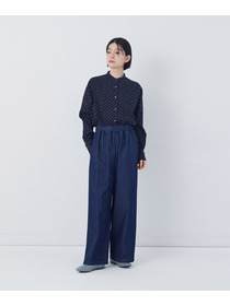 【congés payés】【FAVE】ストレートパンツ 詳細画像 インディゴブルー 17