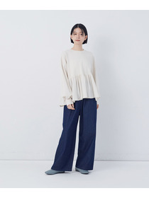 【congés payés】【FAVE】ストレートパンツ 詳細画像 インディゴブルー 20