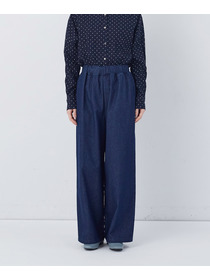 【congés payés】【FAVE】ストレートパンツ 詳細画像 インディゴブルー 22