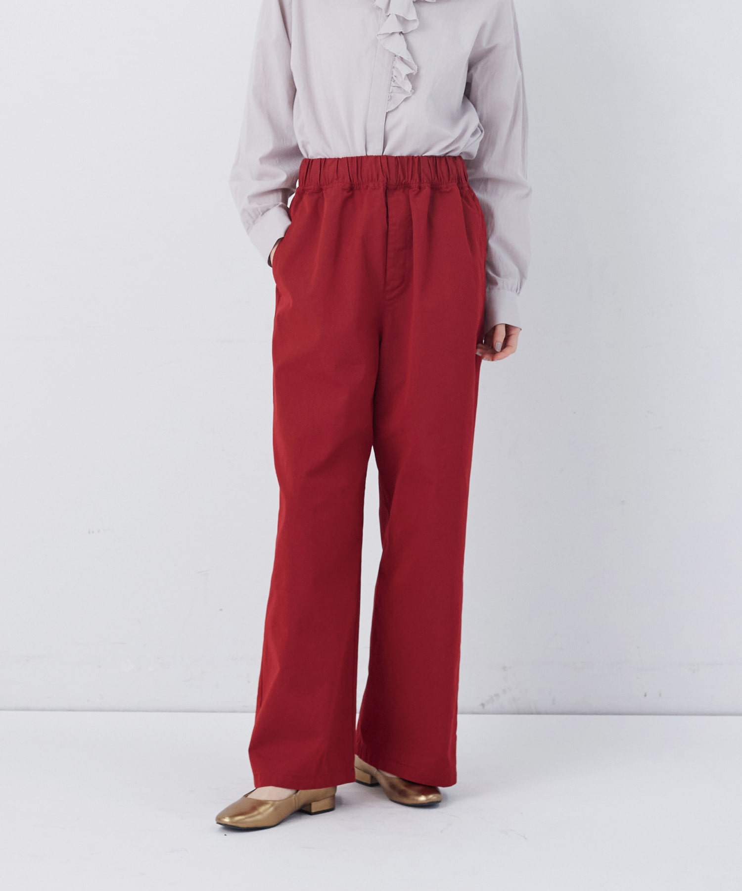 【congés payés】【FAVE】ストレートパンツ 詳細画像 インディゴブルー 13