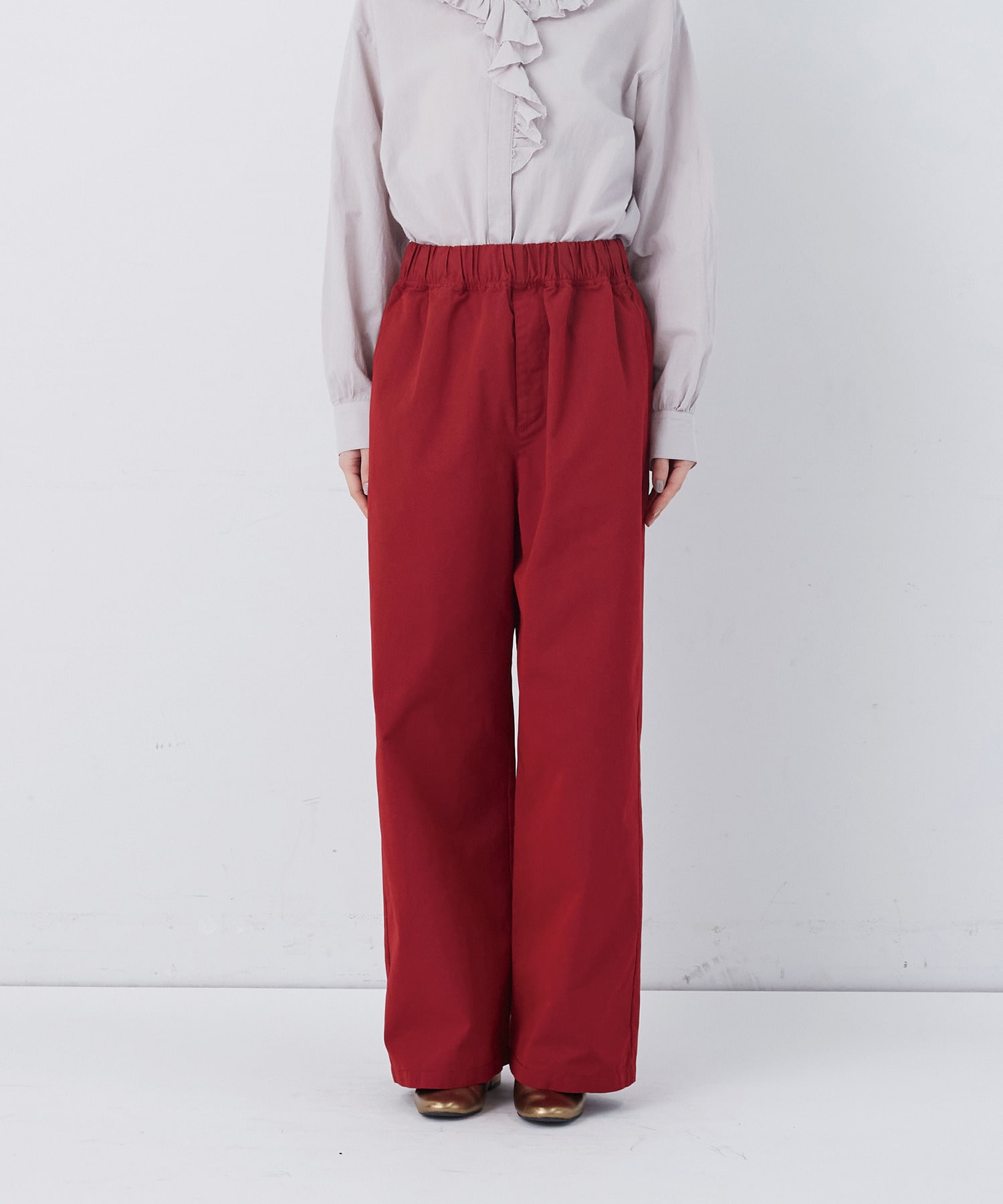 【congés payés】【FAVE】ストレートパンツ 詳細画像 インディゴブルー 14