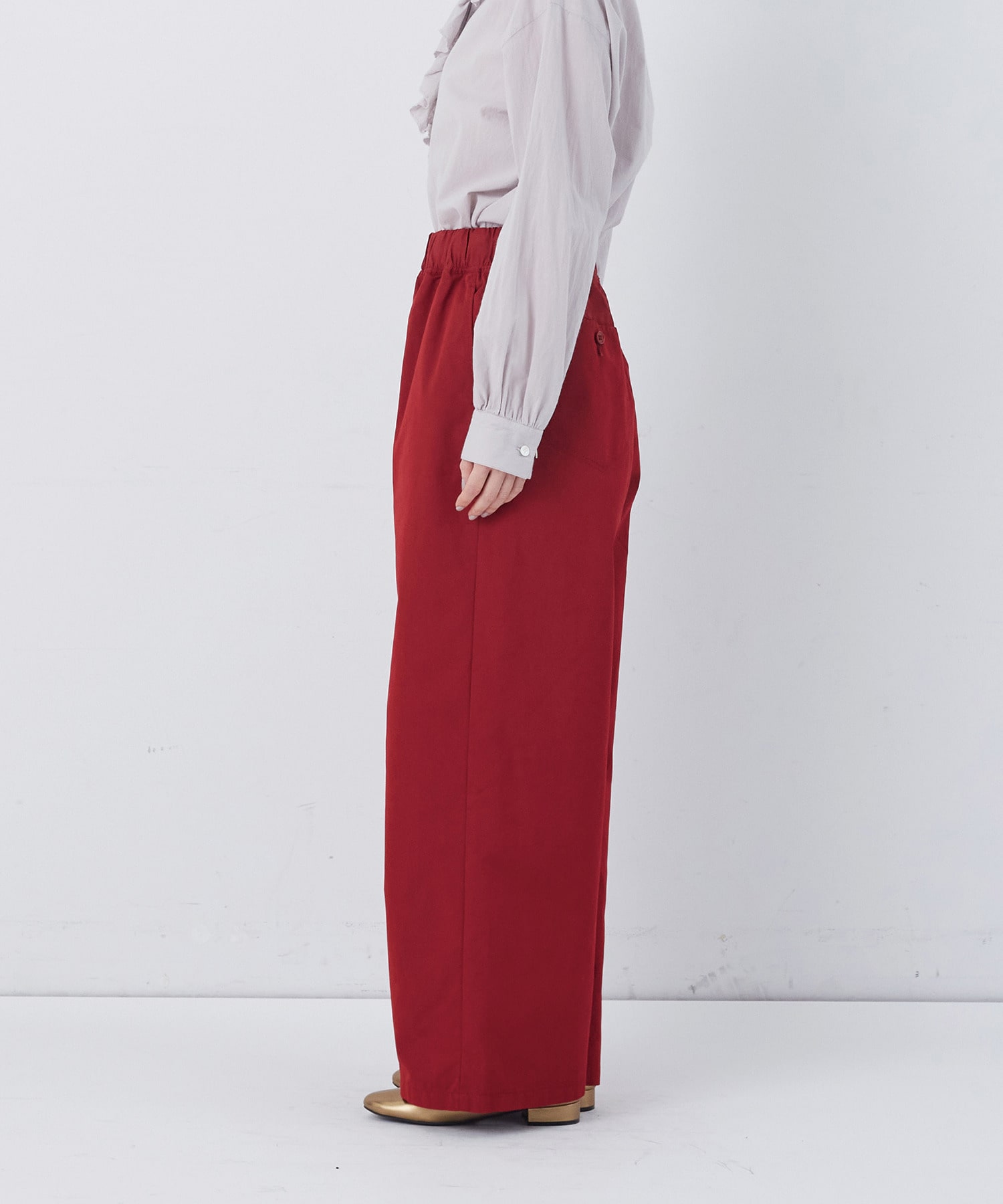 【congés payés】【FAVE】ストレートパンツ 詳細画像 インディゴブルー 15