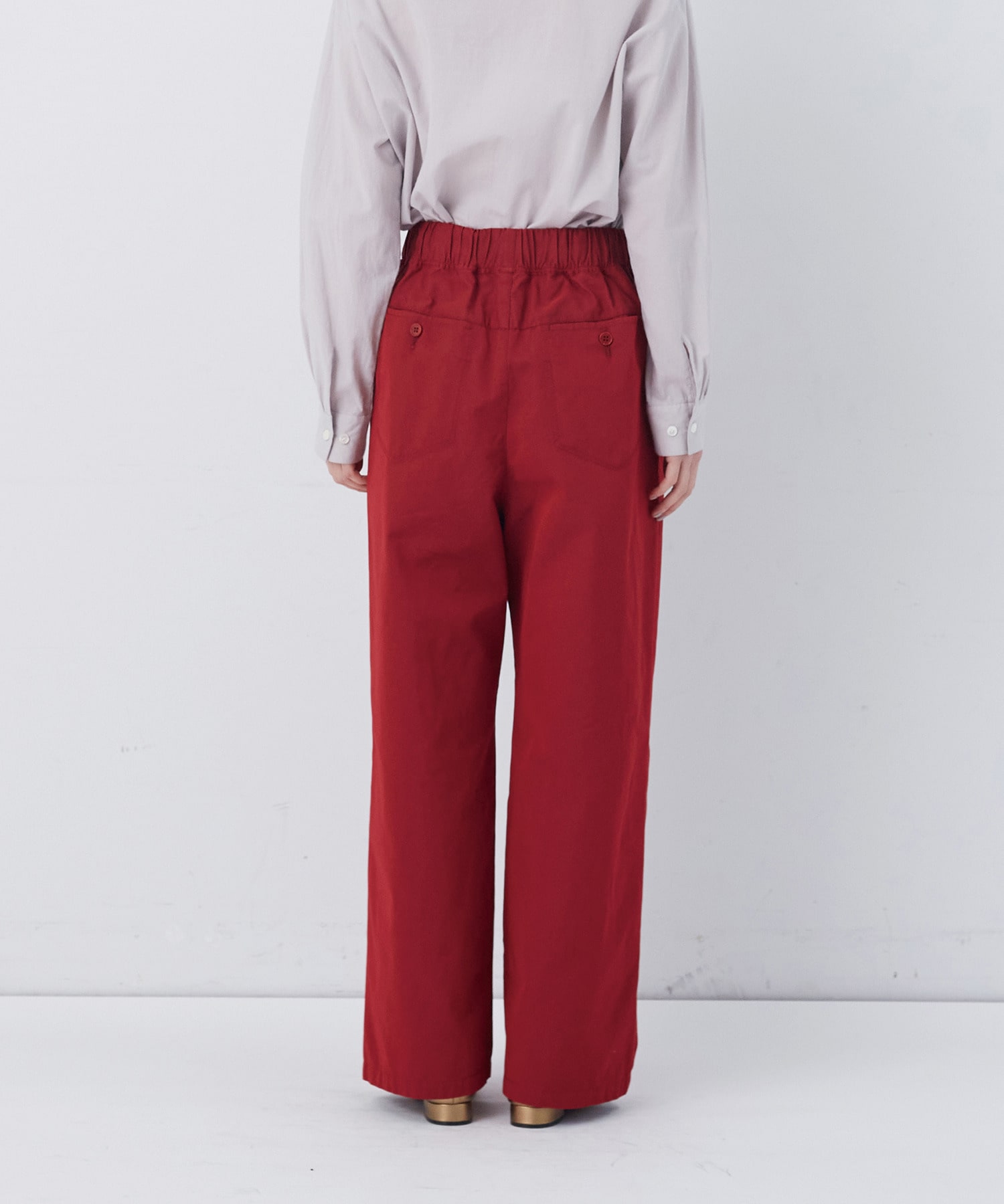 【congés payés】【FAVE】ストレートパンツ 詳細画像 インディゴブルー 16