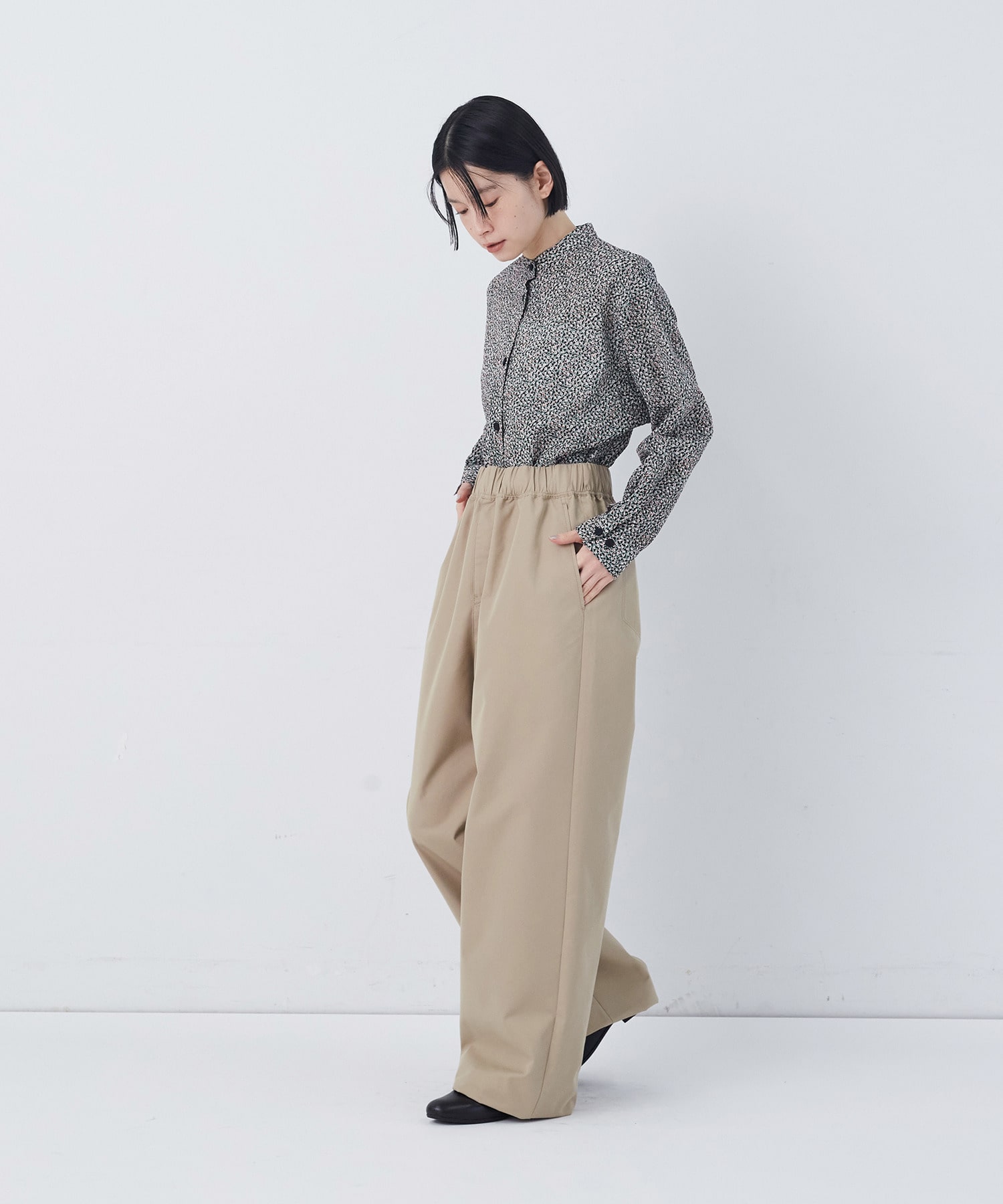 【congés payés】【FAVE】ストレートパンツ 詳細画像 インディゴブルー 2