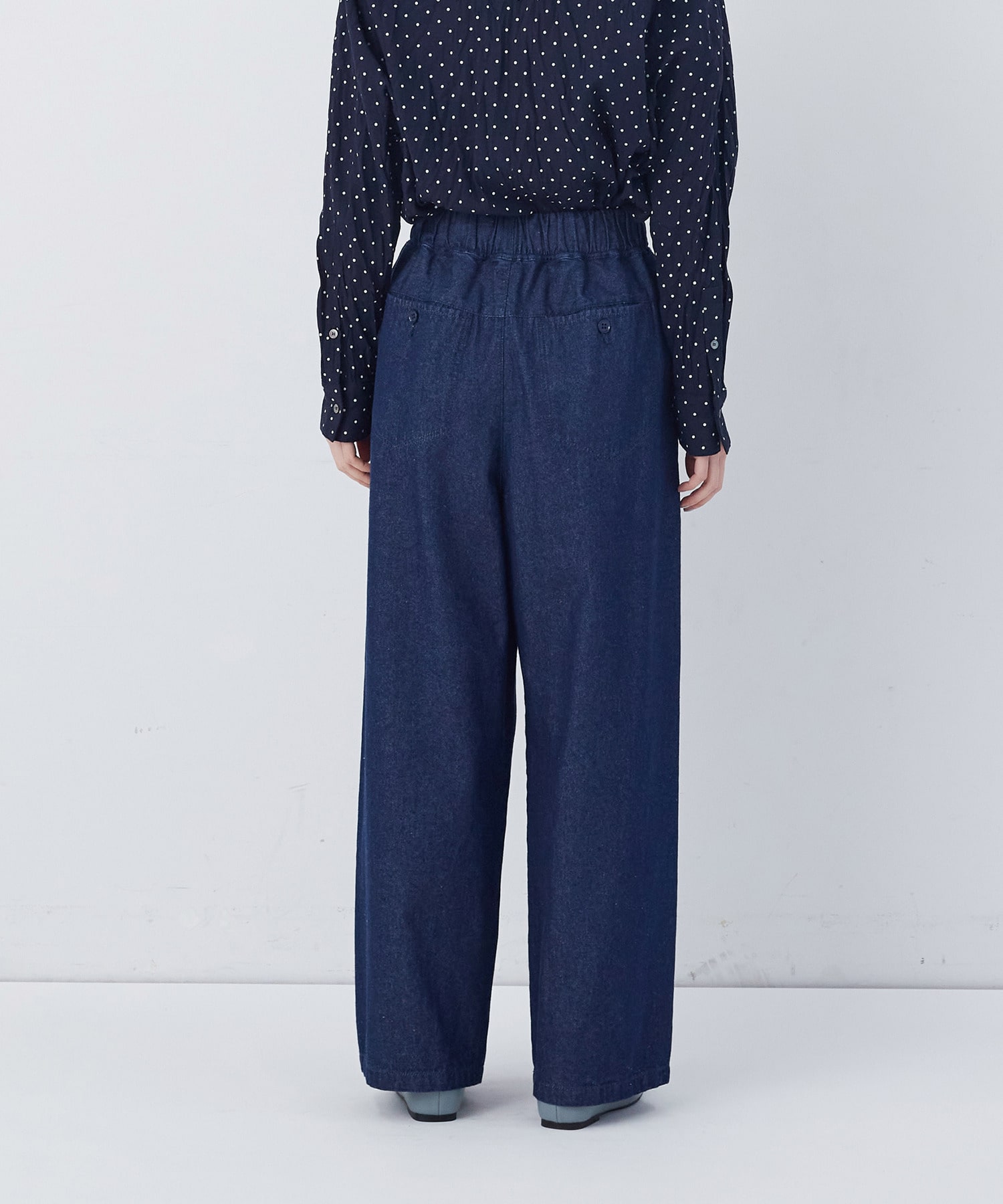【congés payés】【FAVE】ストレートパンツ 詳細画像 インディゴブルー 24