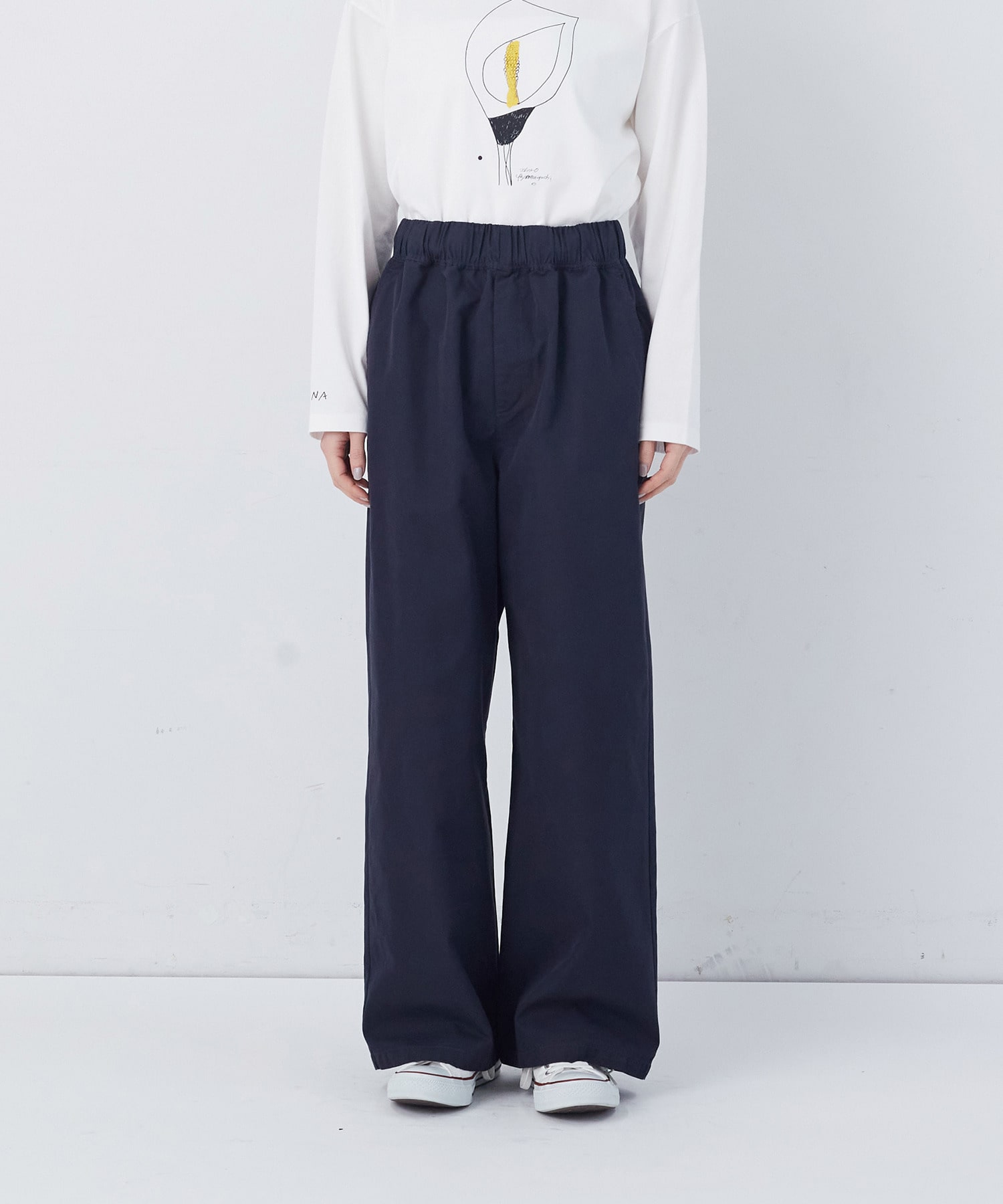 【congés payés】【FAVE】ストレートパンツ 詳細画像 インディゴブルー 30