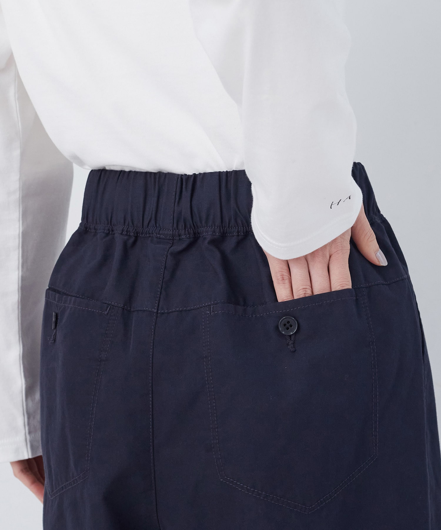 【congés payés】【FAVE】ストレートパンツ 詳細画像 インディゴブルー 36