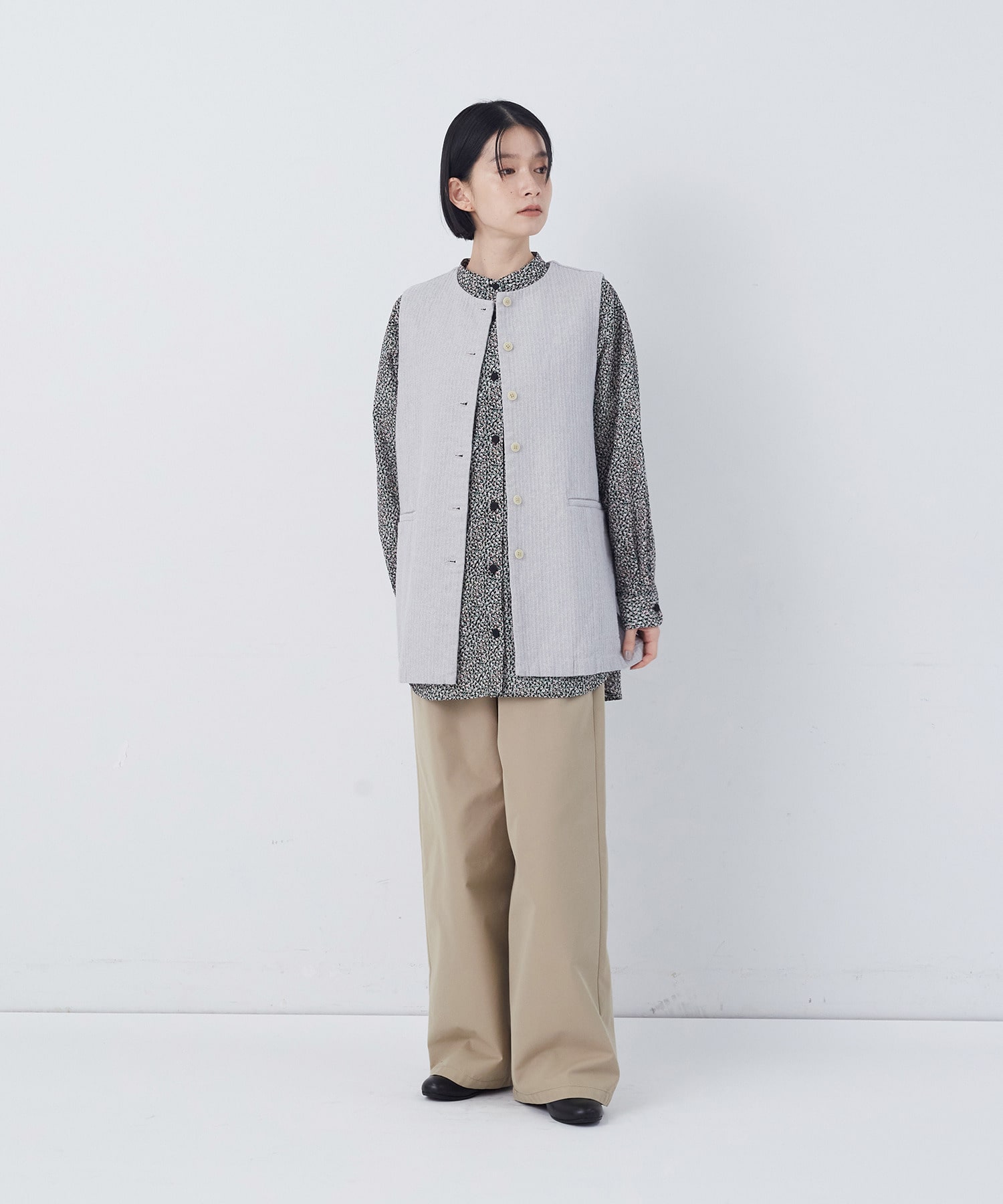 【congés payés】【FAVE】ストレートパンツ 詳細画像 インディゴブルー 4