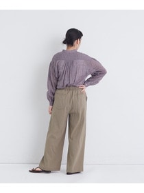 【congés payés】ワイドストレートパンツ 詳細画像 ブラック 12